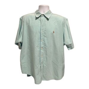 Ralph Lauren Classic Fit Oxford Shirt Blue Men’s Size 2XL Pony Button Down